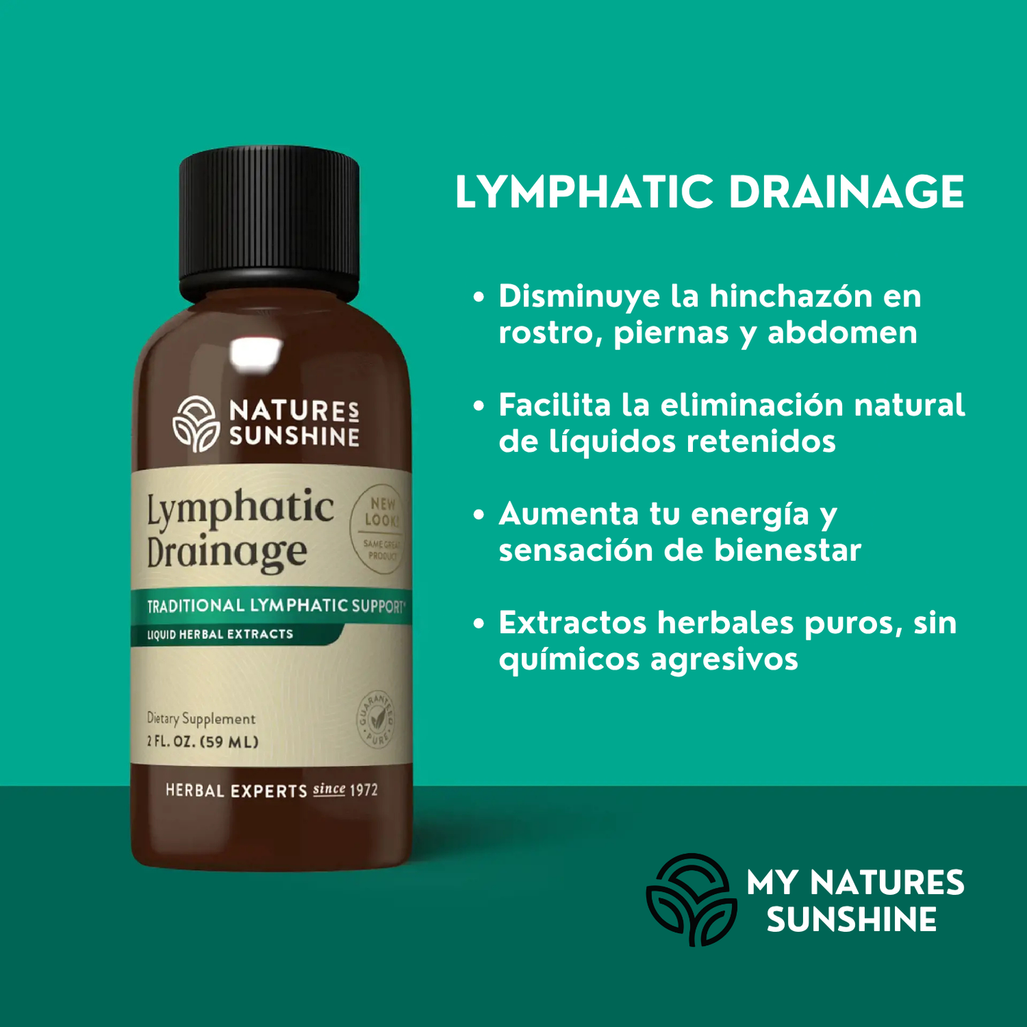 Lymphatic Drainage - Fórmula Herbal Líquida